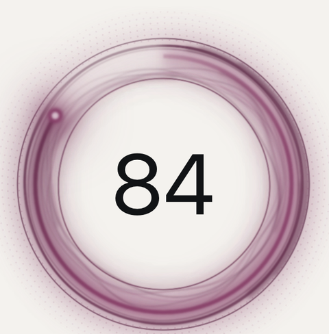 Essensqualitäts-Score 84
